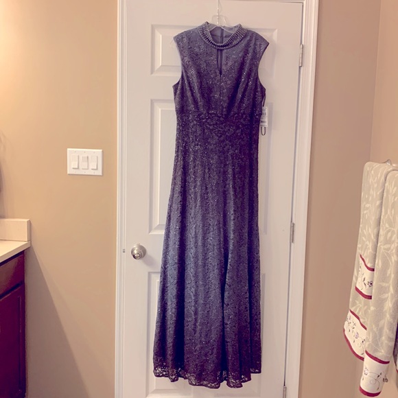 Alex Evenings Long Ombré Blue gown, Size 12 - Picture 1 of 4